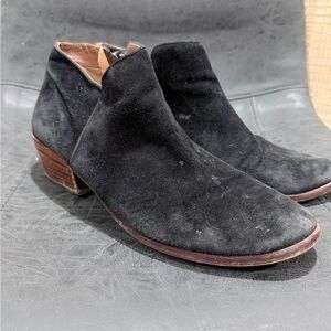 Sam Edelman Black Velvet Ankle Booties